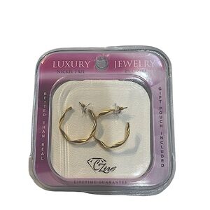 -3 pairs - Elegant Cubic Zirconia Earrings with Rhodium or 18K Gold Finish”